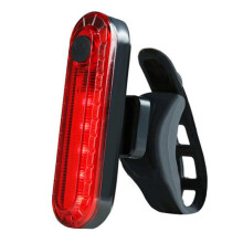 (Red, OPP Bag) LED-sykkelbaklykt vanntett nattlys for sykling