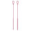 (Pink) Long Straw Brush Soft Drinking Straw Cleaning Brush for Home/Office 1