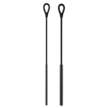 (Black) Długa szczotka do słomek, miękka szczotka do czyszczenia słomek do picia do domu/biura