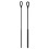 (Black) Long Straw Brush Soft Drinking Straw Cleaning Brush for Home/Office 1