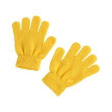 (B) Winter Warm Solid Color Knitted Kids Gloves Split Finger Gloves PUW1521