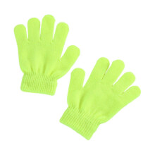 (I) Winter Warm Solid Color Knitted Kids Gloves Split Finger Gloves PUW1521