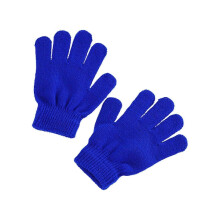 (D) Winter Warm Solid Color Knitted Kids Gloves Split Finger Gloves PUW1521