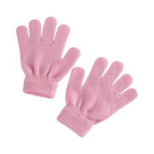 (K) Winter Warm Solid Color Knitted Kids Gloves Split Finger Gloves PUW1521
