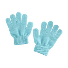 (G) Winter Warm Solid Color Knitted Kids Gloves Split Finger Gloves PUW1521