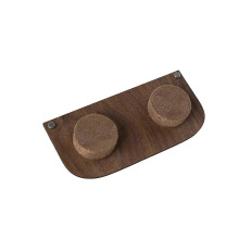 (rounded shape) Présentoir à bijoux rétro en bois pour bracelets et colliers - Robuste et peu encombrant - Idéal pour la maison