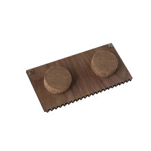 (square) Présentoir à bijoux rétro en bois pour bracelets et colliers - Robuste et peu encombrant - Idéal pour la maison