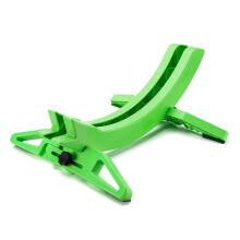 (Green) Bicycle Storage Rack for Front Rear Wheel Parking Floor Stand Black
