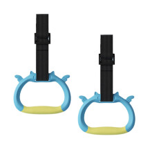 (1 meter blue) Anneaux de gymnastique pour enfants, barre de traction trapèze avec sangle, 1 m, noir, pour exercices à domicile