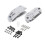 (White) Skateboard Spring Bridge Bracket Surf Rail Adapter Truck Black 1