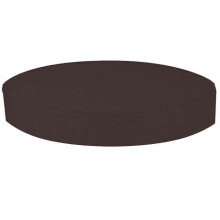 (Black, 210x30cm) Heavy-Duty Waterproof Round Hot Tub Cover Thermal Insulation Outdoor Spa Dustproof