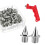 (Silver, Spikes Thread 5mm) 60 stk. pigger til treningssko for voksne 1