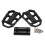 (Black) Easy Install Front Foot Pegs Stylish Comfortable Simple Upgrade Motorcycles Black 1