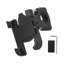 (C1) Aluminum Bike Phone Clip Adjustable Non-slip Cycling Bracket Scooter Durable Multicolor