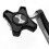 (Black) Bike Pedal Conversion Kit for Flat Brackets - Enhanced Cycling Performance 1