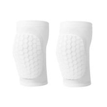 (White, XL) Men's Breathable Knee Brace Shock Absorption Collision Avoidance Basketball Running Blue
