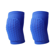 (Blue, S) Men's Breathable Knee Brace Shock Absorption Collision Avoidance Basketball Running Blue