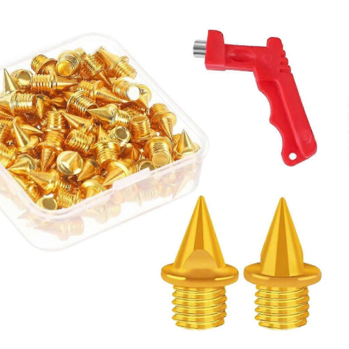(Gold) 60 stk. friidrettspigger for voksne, røde
