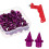 (Purple) 60 stk. friidrettspigger for voksne, røde 1