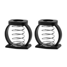 (Black) C Buckle Springs Hinge Clip Limit Clamp for Folding Bike Black