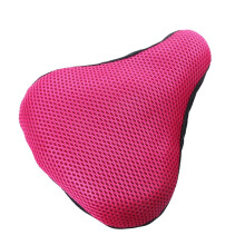 (Pink) Mykt 3D Honeycomb Mesh Sykkelsetetrekk Pustende Ergonomisk Salpute Sykling