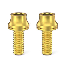 (Golden cone head) M5x12mm Bolts for Cycling Accessories Lightweight Secure Fit Easy Setup