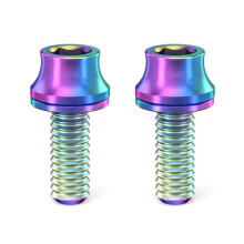 (Colorful cone head) M5x12mm Bolts for Cycling Accessories Lightweight Secure Fit Easy Setup