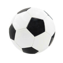 (Black White Basic, No.3 For children) Fotball for barn og voksne, skole, treningskamp, maskinsydd PVC, flerfarget, flere størrelser