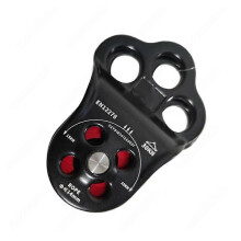 (Black & red) 30KN Wspinaczka arborystyczna Łożysko bloczka Olinowanie Hauling B