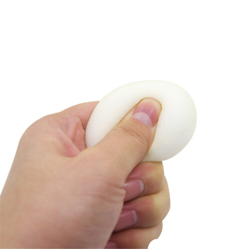 Novelty Magic Trick Soft Sponge Eggs Artificial Disappear-White 2
