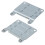 Adaptateur d'extension de support demi-taille à pleine-Blanc 9