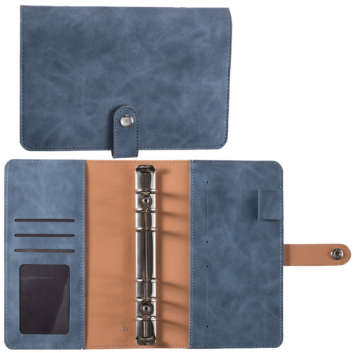 Yuoaen A6 leather notebook binder for loose-leaf notes 1 pc
