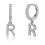 Initial Earrings for Women 925 Sterling Silver Gold Plated 1