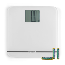 Salter Digital Bathroom Scale LCD Large Display Easy Read Fitness Carpet Feet