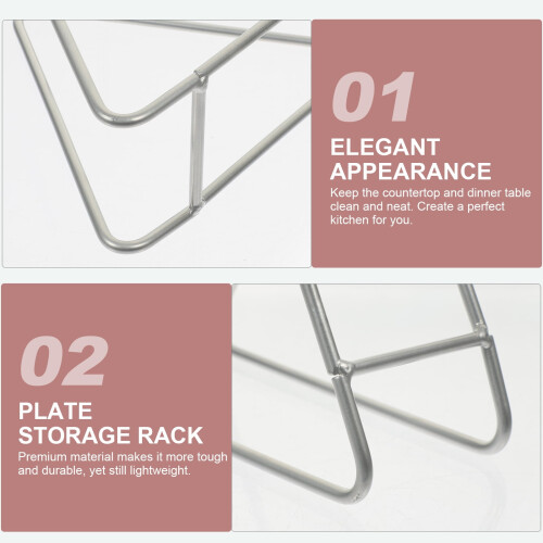 Metal kitchen shelf rack with heat insulation pad 2