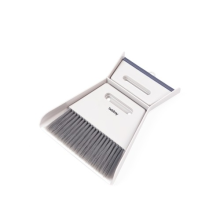 Beldray 2-in-1 Worktop Dustpan Set – Scrape & Sweep, Mini Brush, Compact, Grey