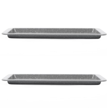 Salter Marblestone 37cm Set of 2 Baking Trays– Non-Stick Oven Sheets