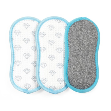 Beldray Cleaning Pads Antibac Scrubbing Sponges Crystal Clean Design 3 Pack
