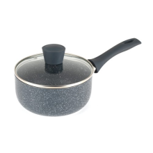 Russell Hobbs Saucepan & Lid Non-Stick 18cm Nightfall Stone Blue Marble