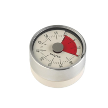 Salter Magnetic Mechanical Timer Stainless Steel 60- Minute Egg/Kitchen Timer