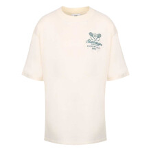 (14 UK, White) Slazenger Womens/Ladies Embroidered Oversized Tennis T-Shirt