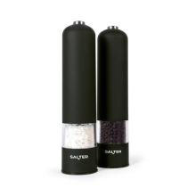 Salter Salt & Pepper Mills Electric Grinder Ceramic Mechanism 1 Button Easy Use
