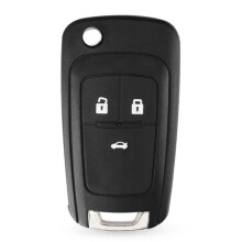 Chevrolet remote key shell black 3-button