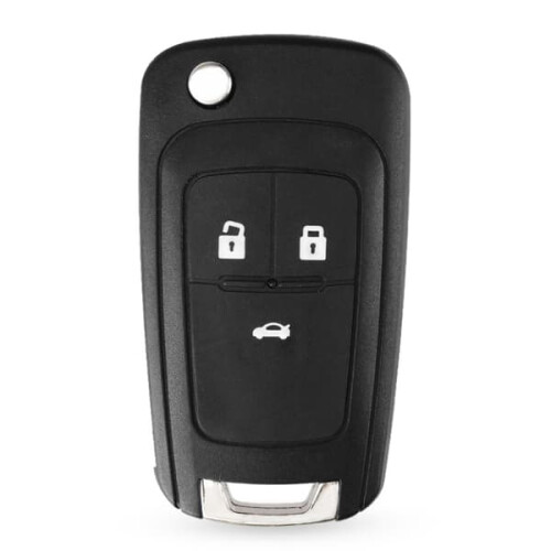 Chevrolet remote key shell black 3-button