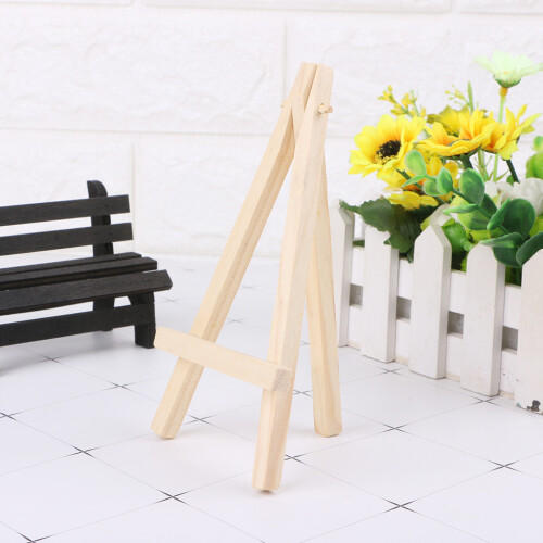 Mini chevalet en bois support d'œuvres d'art réglable-12*20cm 2