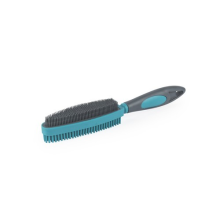 Beldray Pet Brush Anti-Bac 2 in 1 Dog Cat Hair Remover Dual Rubber Bristles Tool