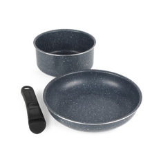 Russell Hobbs Smart Clip 2Pc Pan Set – 24 & 18cm, Removable Clip-On Handle