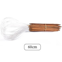 Circular Knitting Needles Bamboo 60 cm 18 pcs