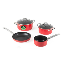 Russell Hobbs Riviera 4-Piece Cookware Set, Ceramic Non-Stick, Induction Safe