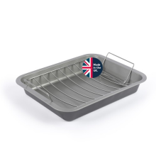 Salter Essentials 41cm Non-Stick Roasting Tray Dishwasher Safe